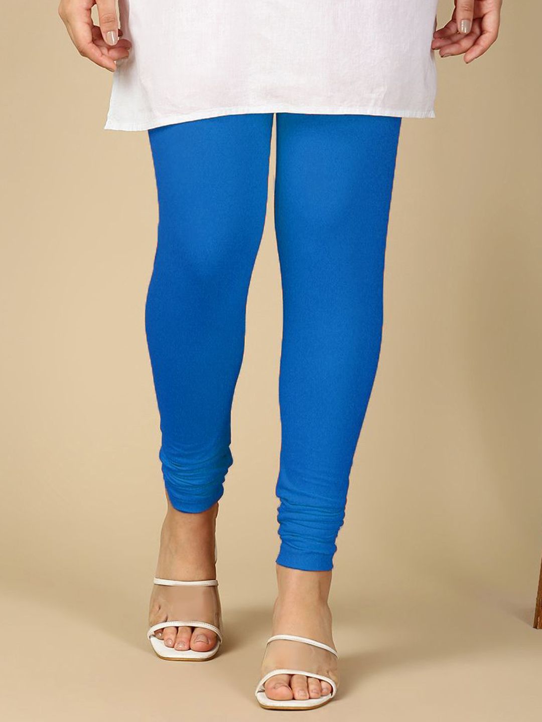 PYNK Women Flexi Fit Churidar Length Leggings
