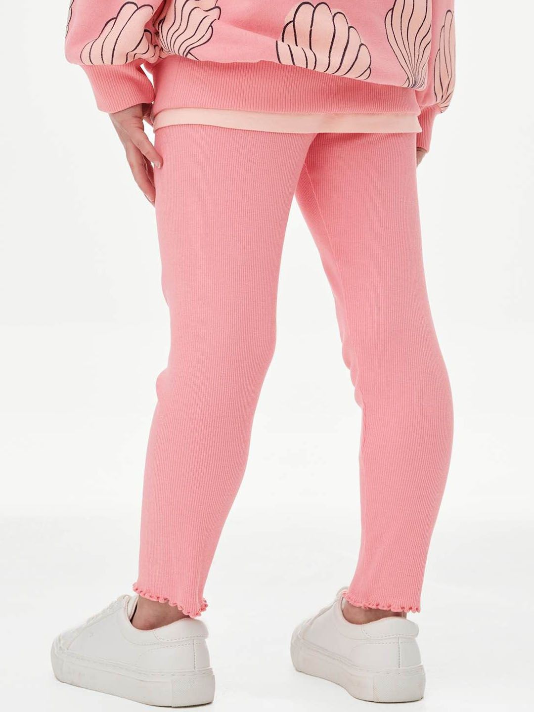 Cotton Rich Ribbed Leggings 2