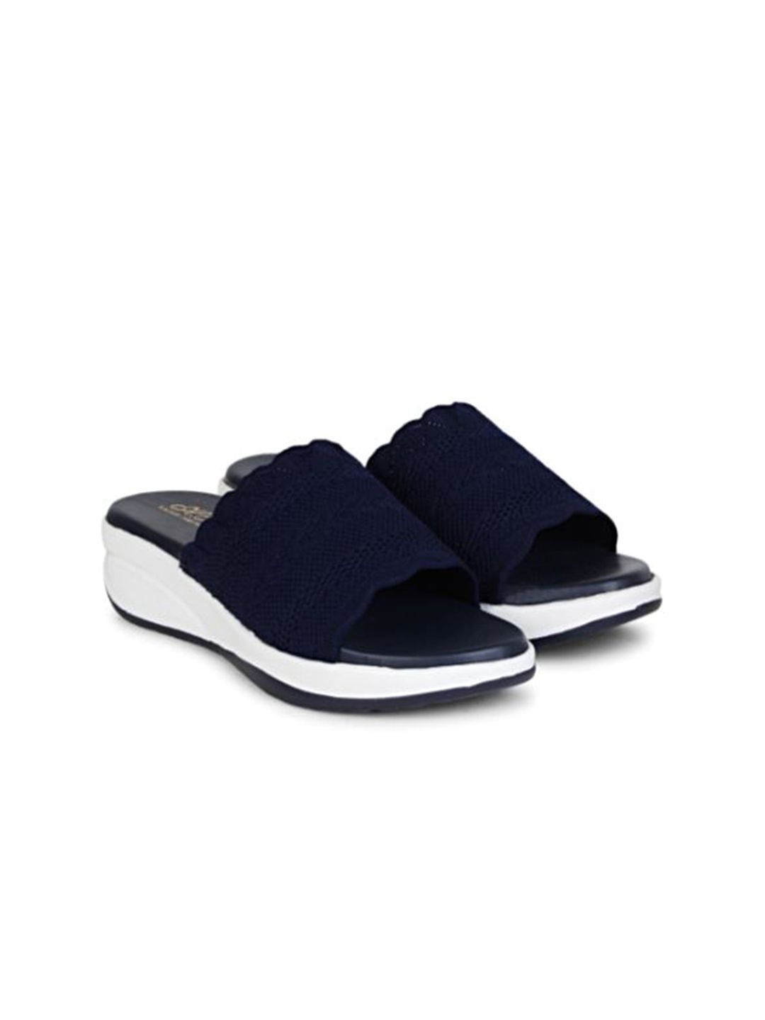 H.M. LADIES FOOTWEAR Women Solid Wedge Sandals