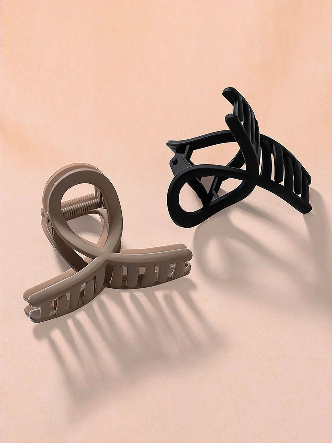 HAIR DRAMA CO. Set of 2 Butterfly Matte Finish Claw Clips