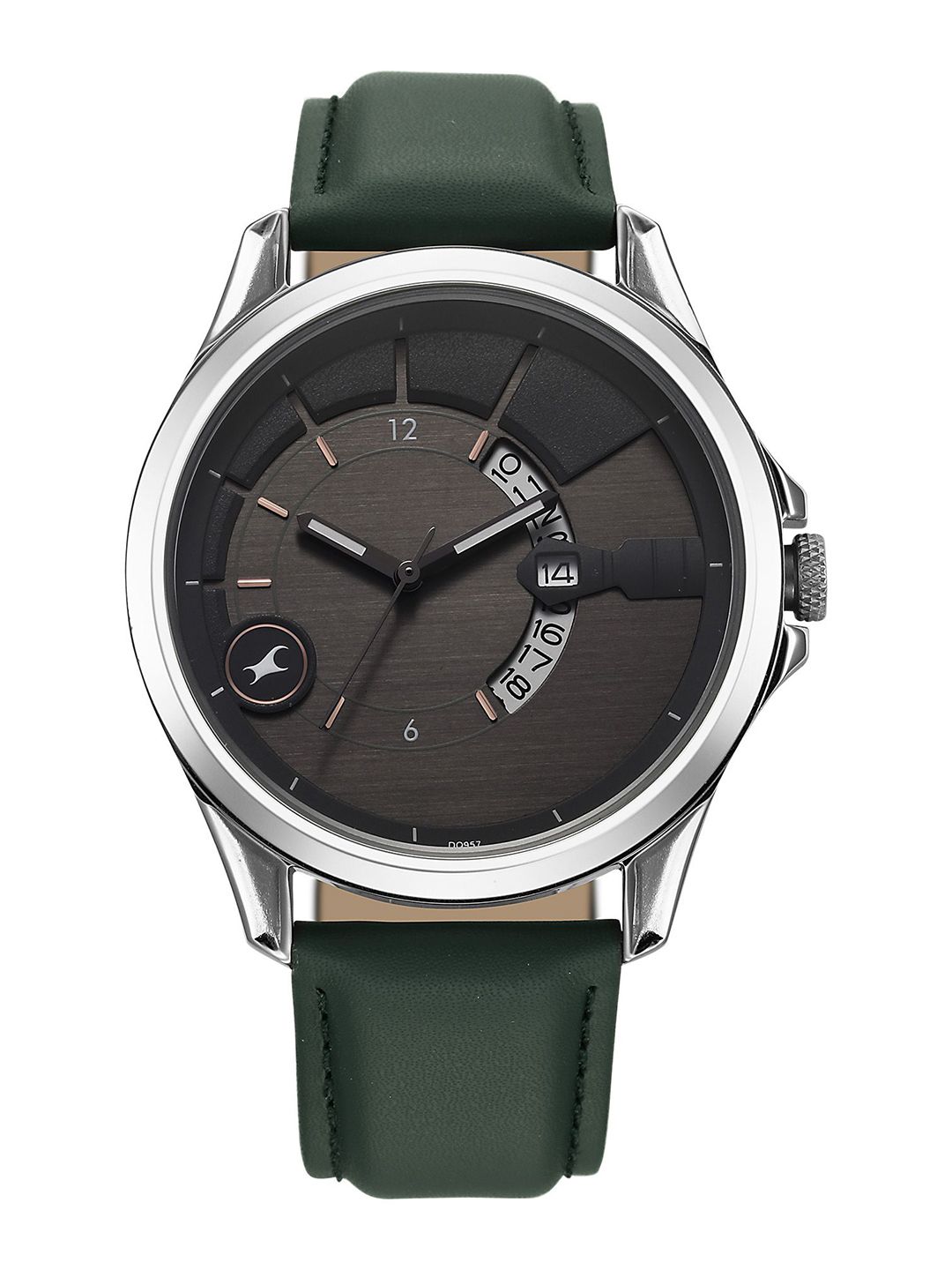 Buy Fastrack Men Brass Dial & Leather Straps Analogue Watch 3323SL01 -  - Accessories for Men
