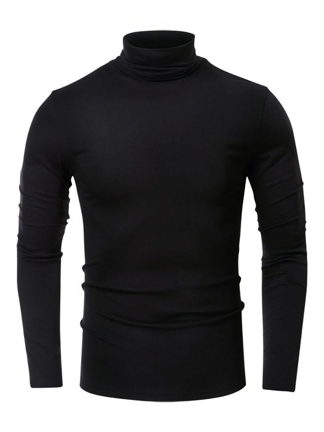 StyleCast x Revolte Men High Neck Slim Fit T-shirt