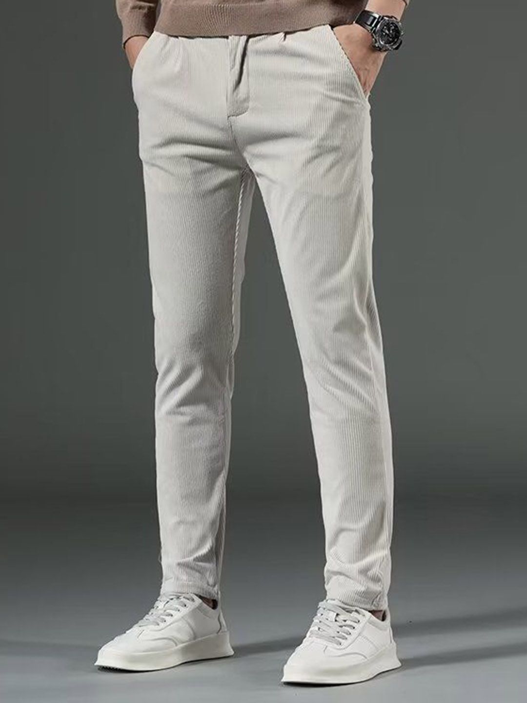 StyleCast Men Slim Fit Chinos Trousers