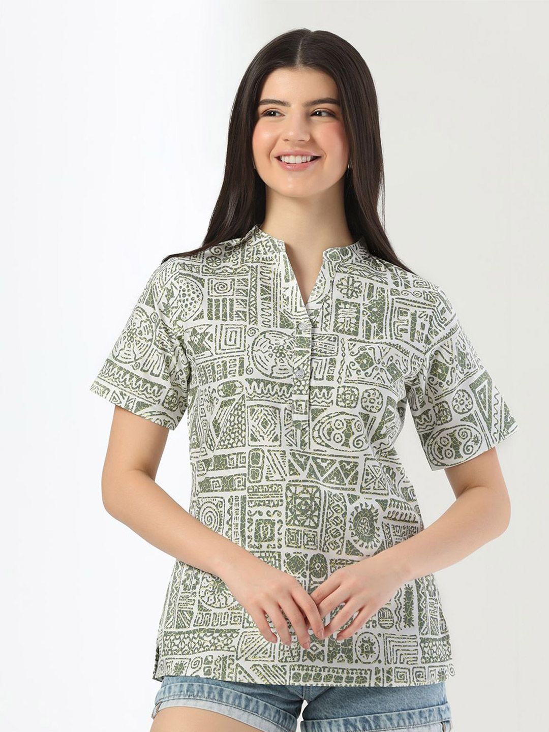 TAHVO Women Modern Casual Shirt