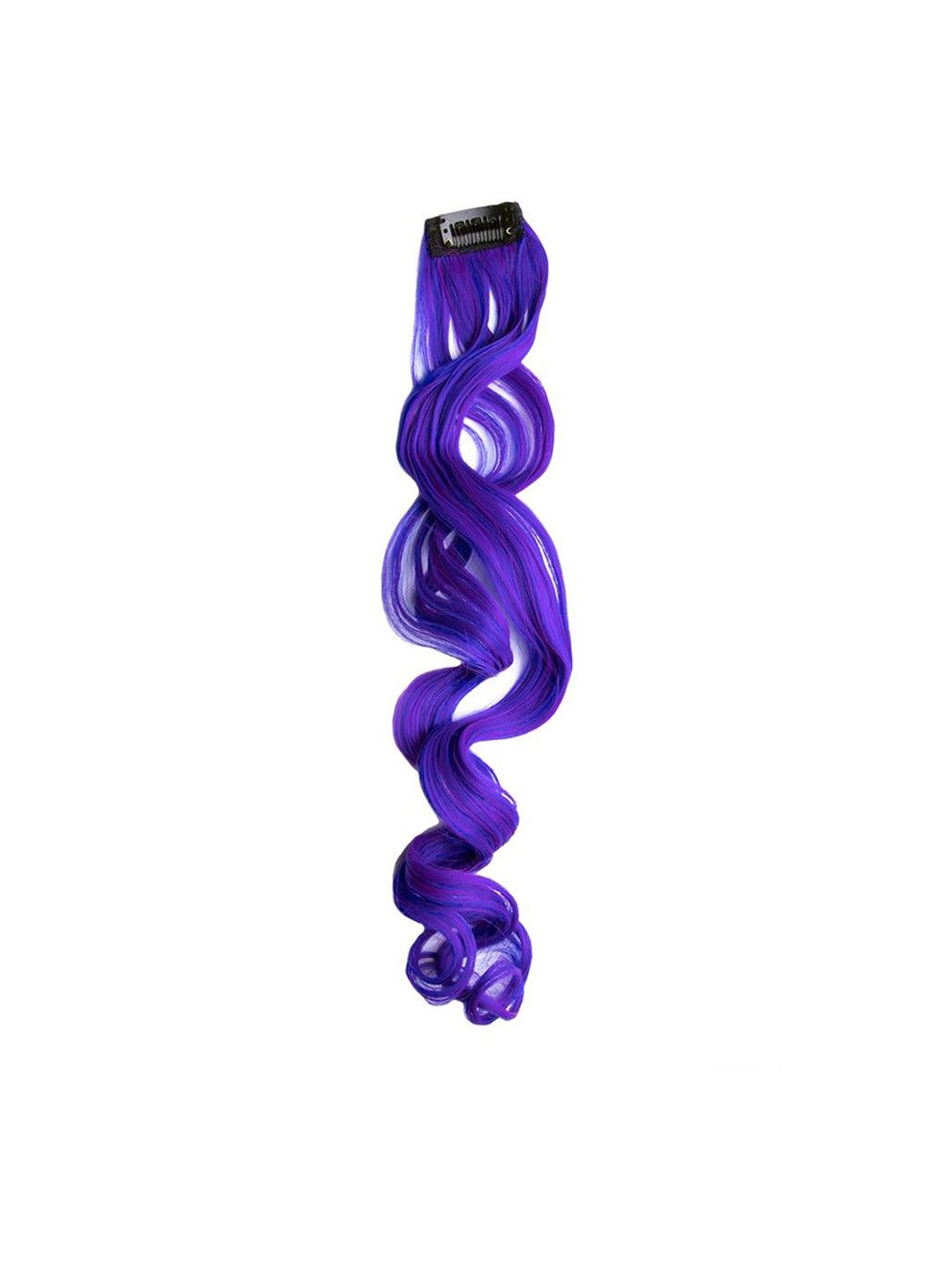 Stasia Street Curly Clip On Strands Premium Hair Extension Hair Colour - Persian Blue