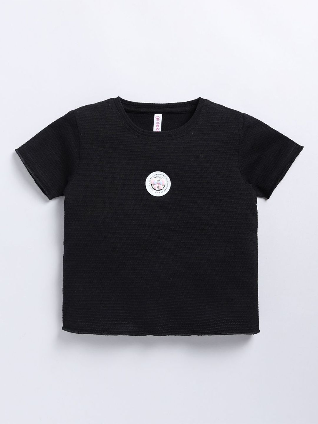 giniekids Girls Printed Pure Cotton Top