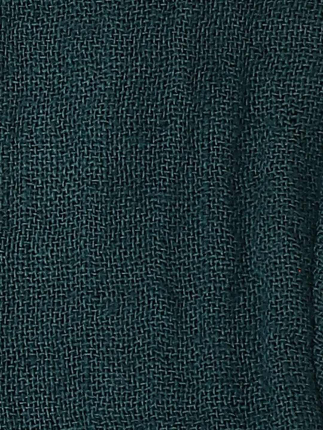 Girls Teal Bow Accents Long Sleeve Button Down Dress 4