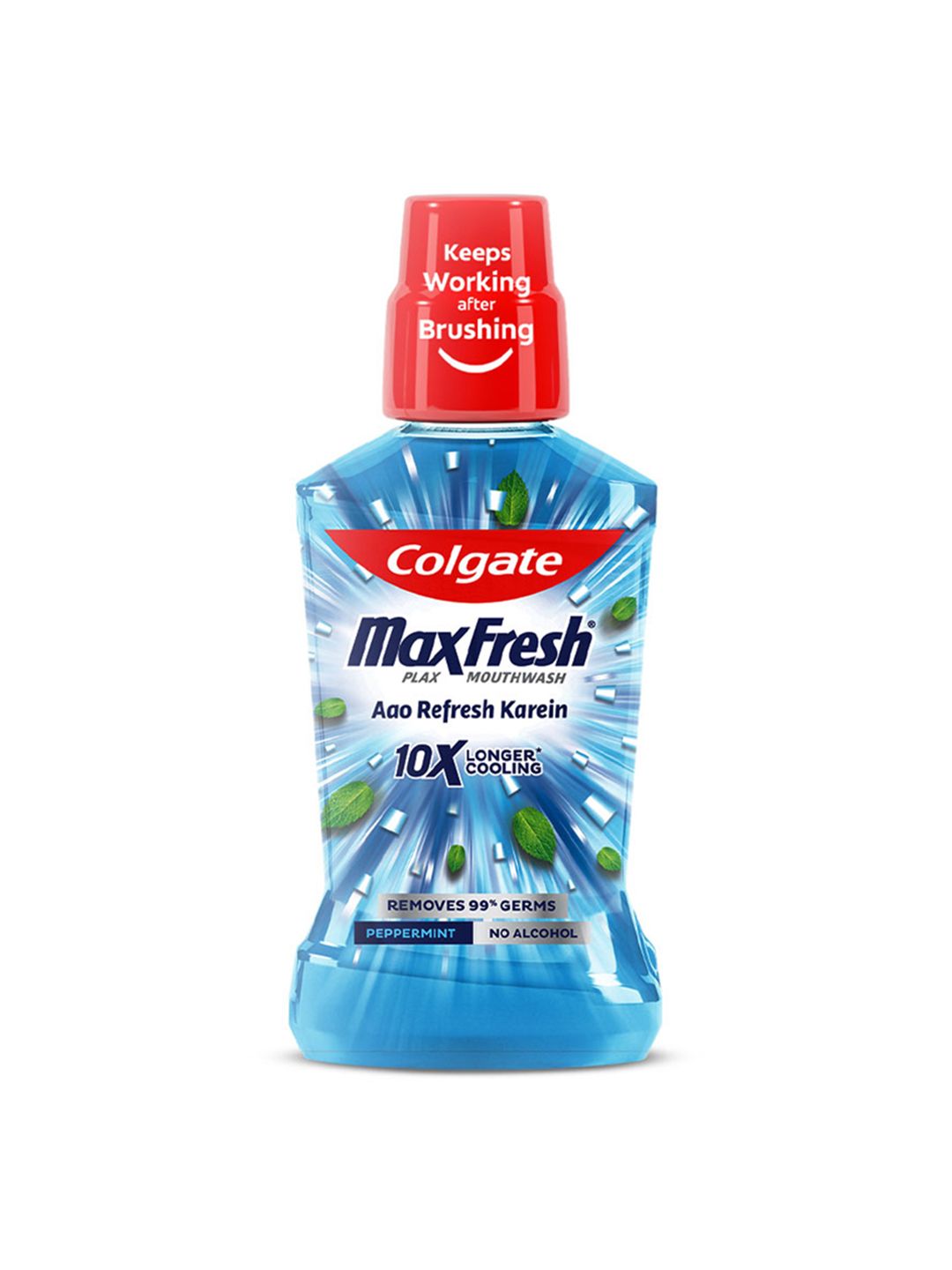 Colgate Maxfresh Plax Antibacterial Pepper Mint Mouthwash - 250ml