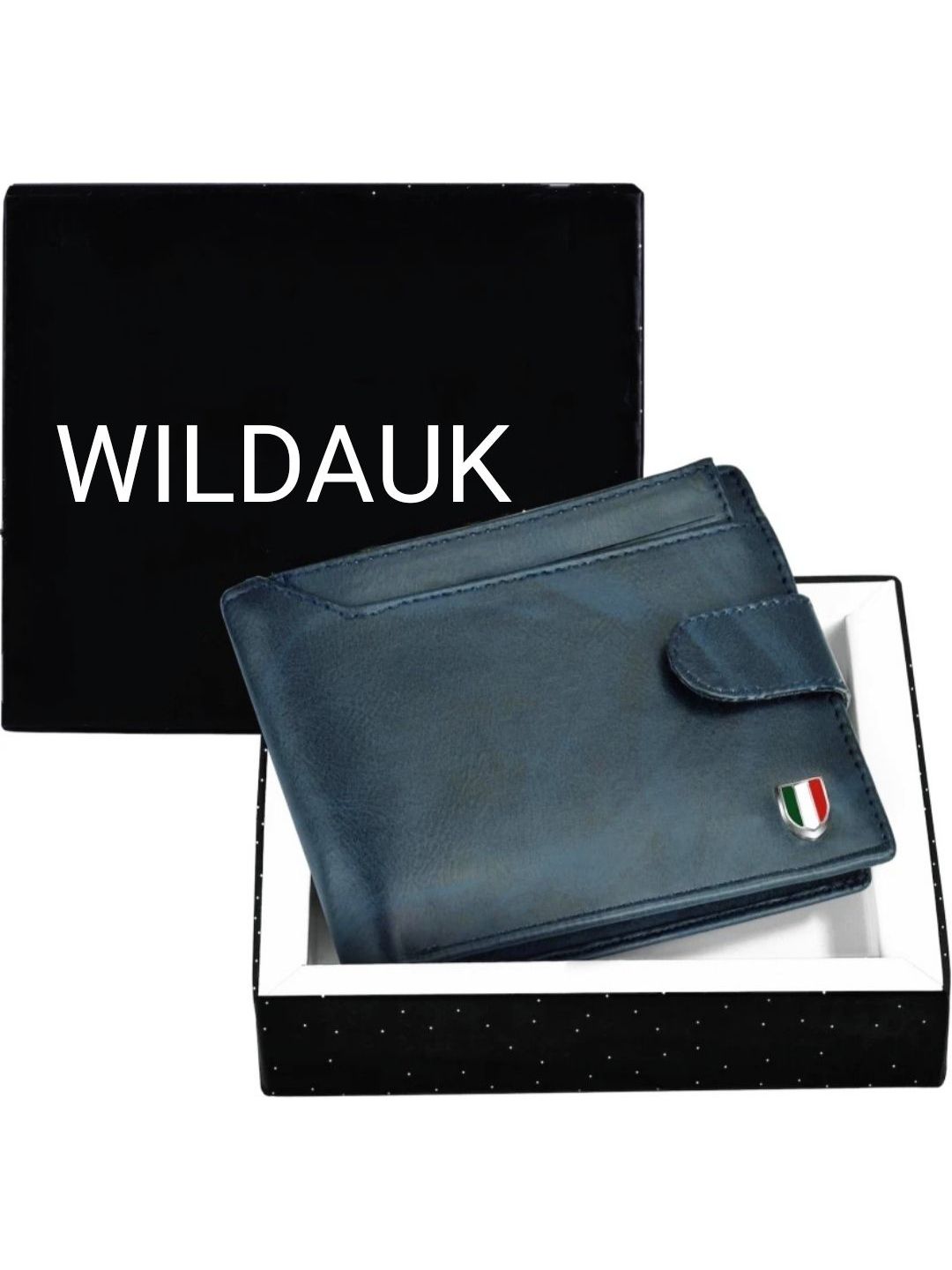 WILDAUK Men Textured PU Two Fold Wallet