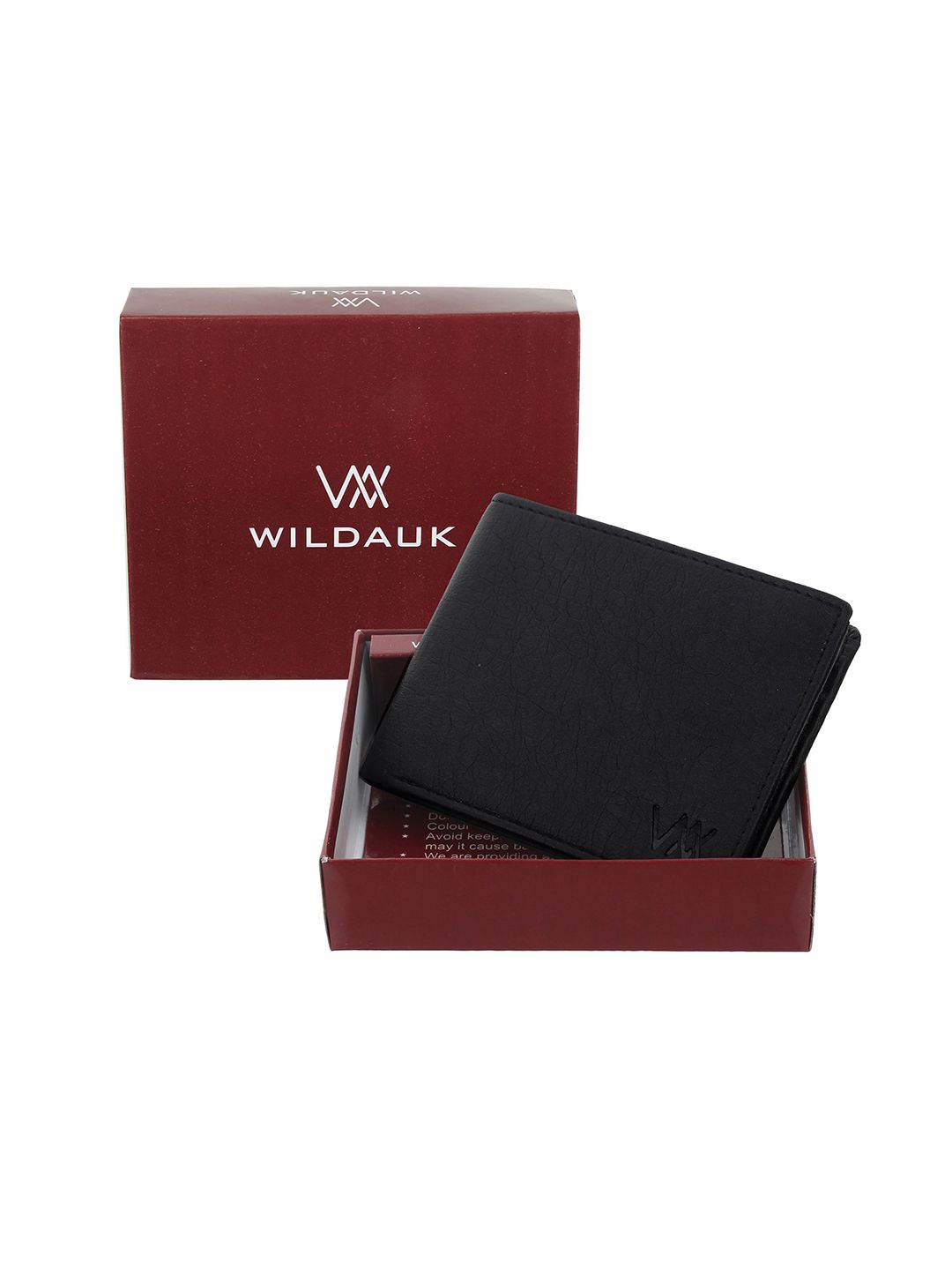 WILDAUK Men Textured PU Two Fold Wallet