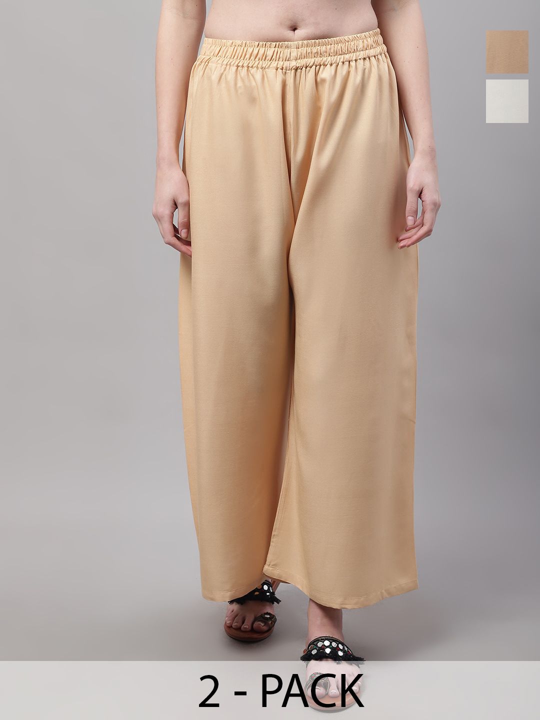 Valles365 by S.C. Women 2 Flared Palazzos