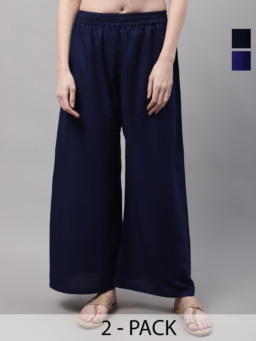 Valles365 by S.C. Women 2 Flared Palazzos