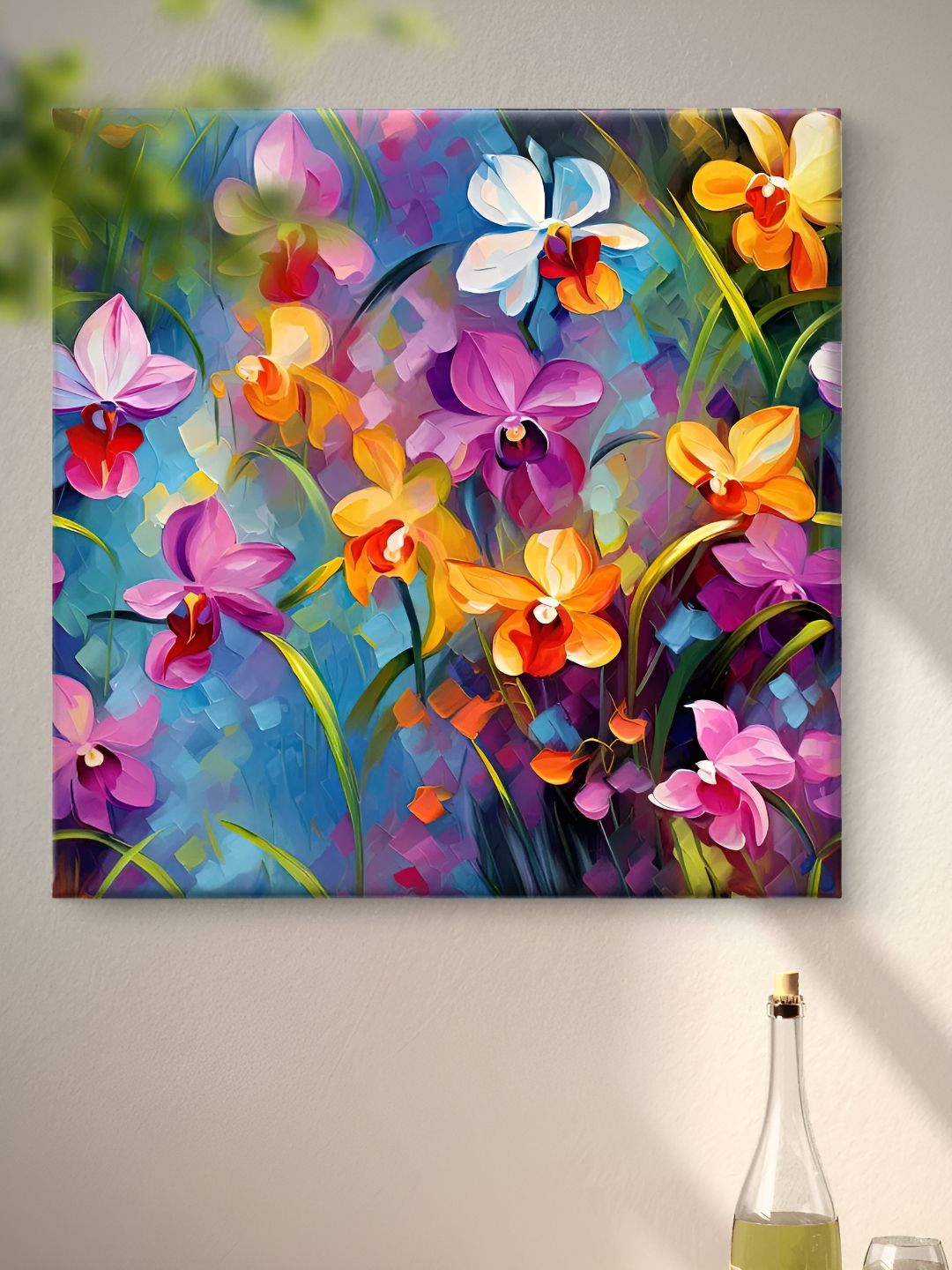 Myntra Elegant Homes Canvas Wall Square Paintings Wall Art - 16 x 16 In