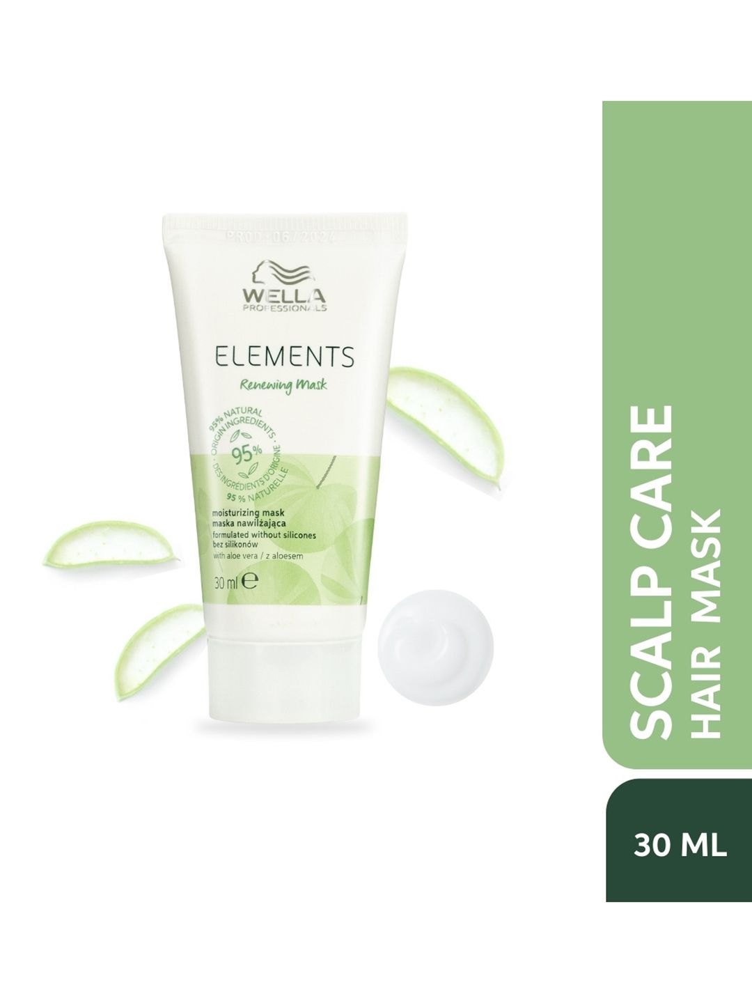 WELLA PROFESSIONALS Elements Scalp Care Renewing Hair Mask with Aloe Vera - 30 ml