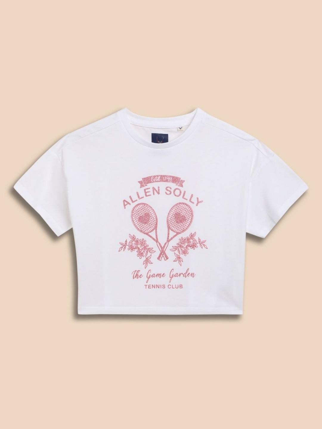 Allen Solly Junior Girls Graphic Printed Regular Fit T-shirt