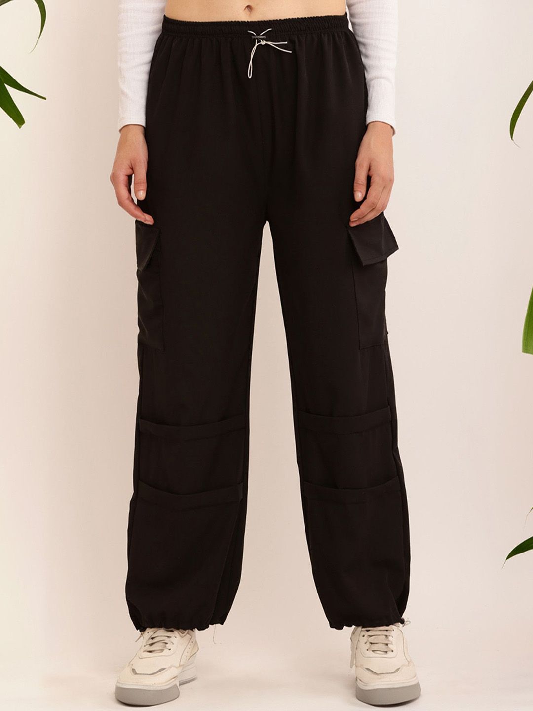 ZOSIC Women Relaxed Loose Fit Cargos
