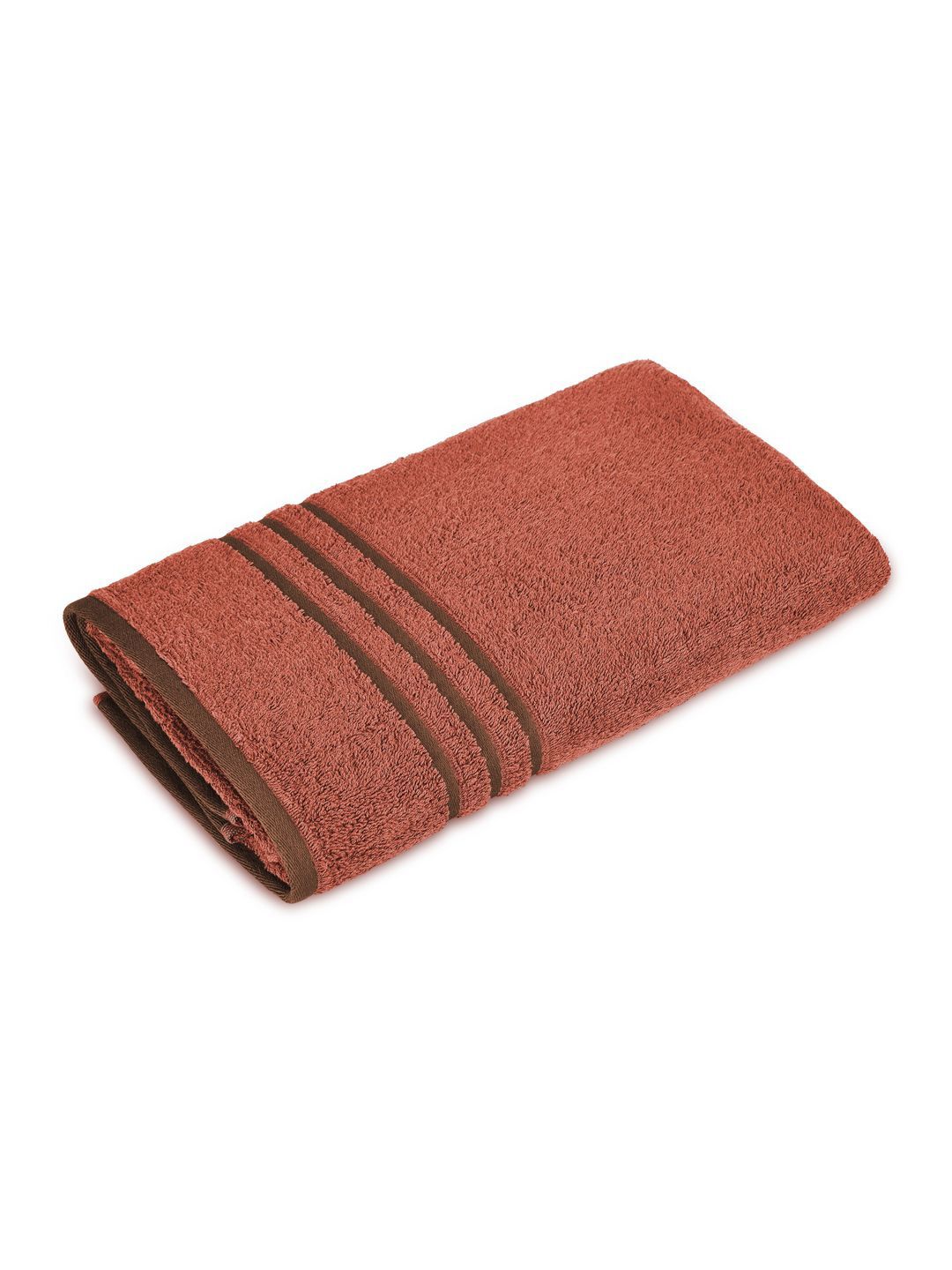 Layers Basicx Red Pure Cotton 380 GSM Bath Towel