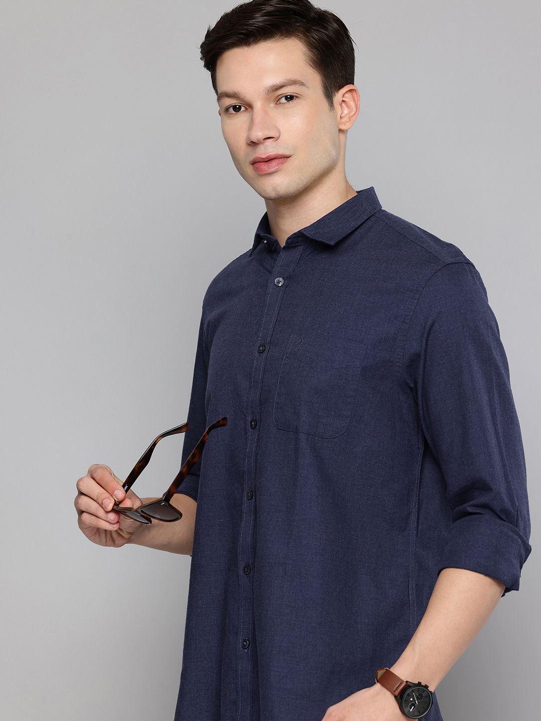 Indian Terrain Pure Cotton Classic Fit Shirt