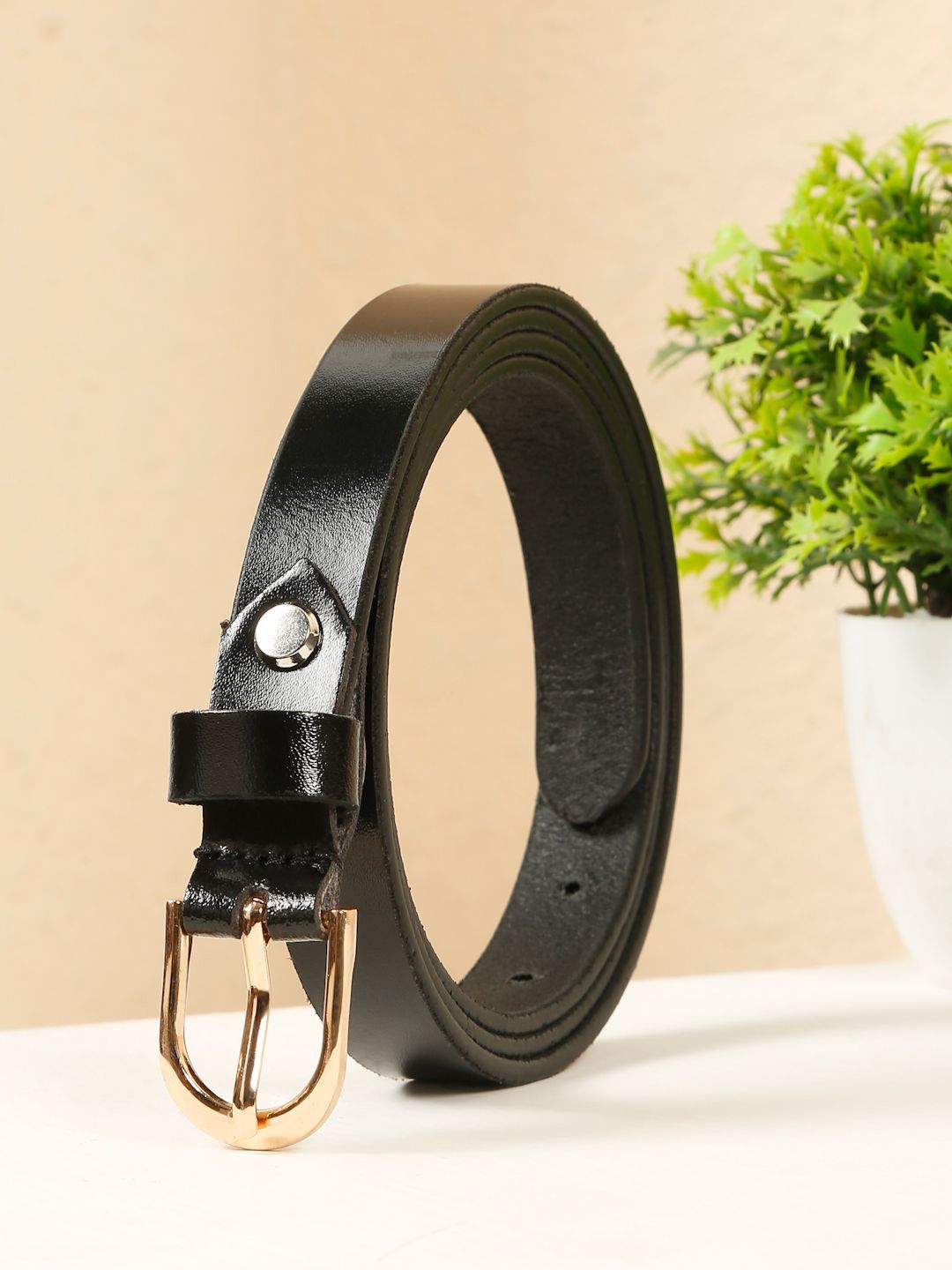 Teakwood Leathers Women Textured Belt