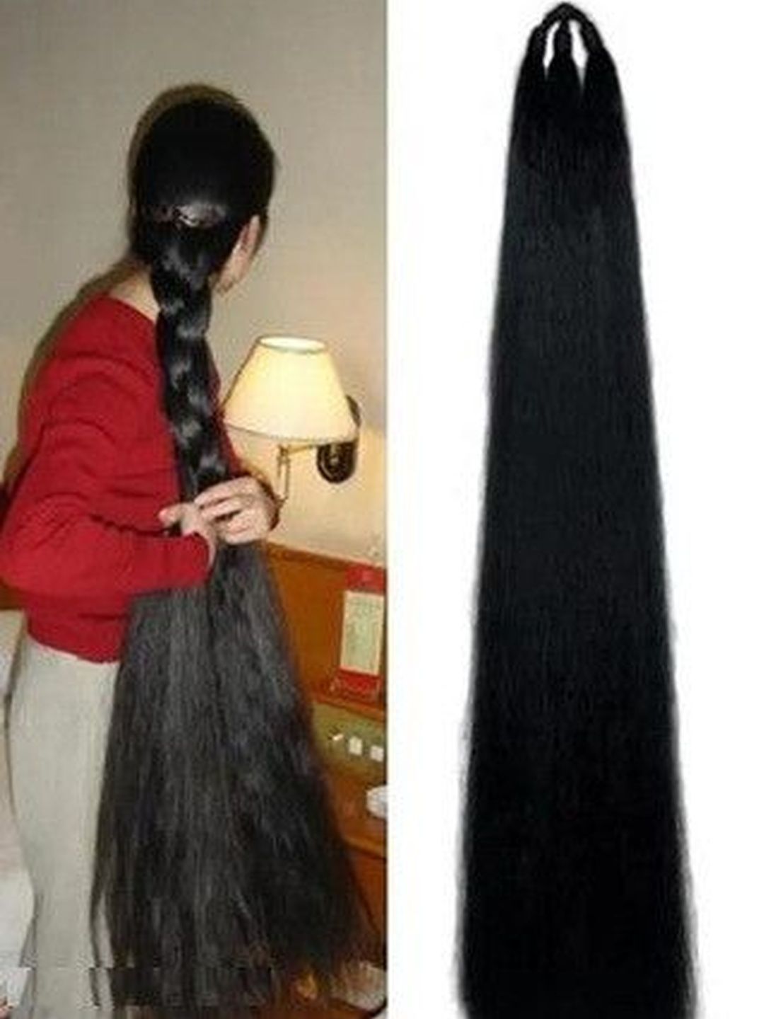 VIEWS Tape-In Straight Twists Hair Extension - Black - 26 Inches