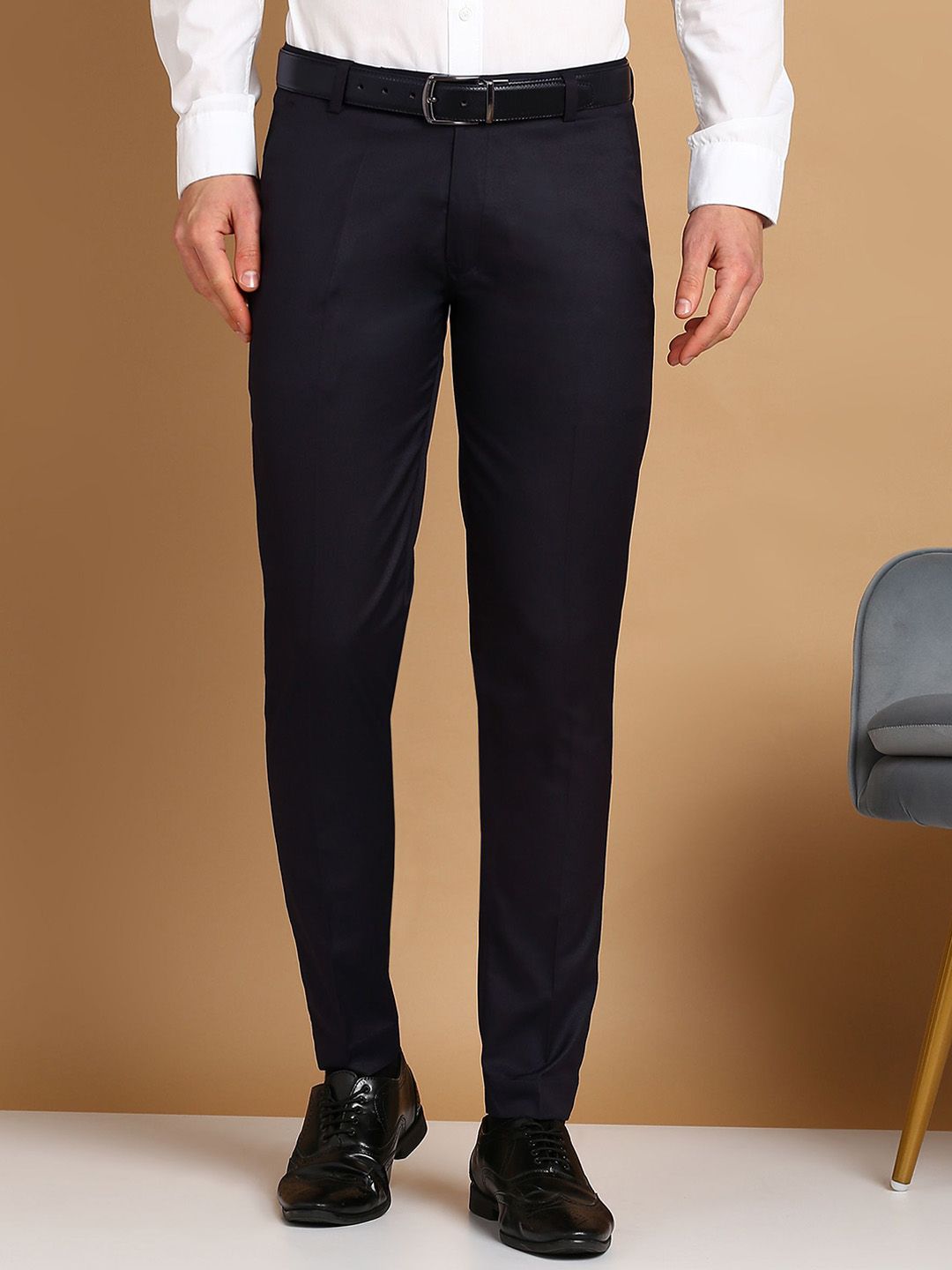 MANCREW Men Comfort Regular fit Formal trouser