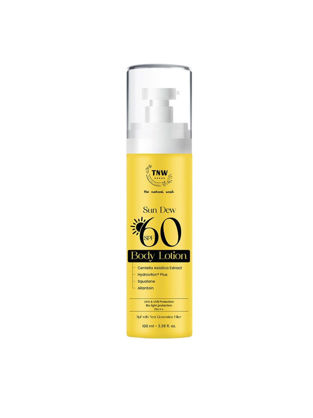 TNW the natural wash Sun Dew SPF 60 PA+++ Blu Light Protection Body Lotion - 100ml