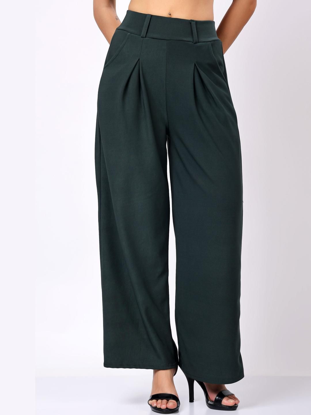Lugo Women Pleated Trousers