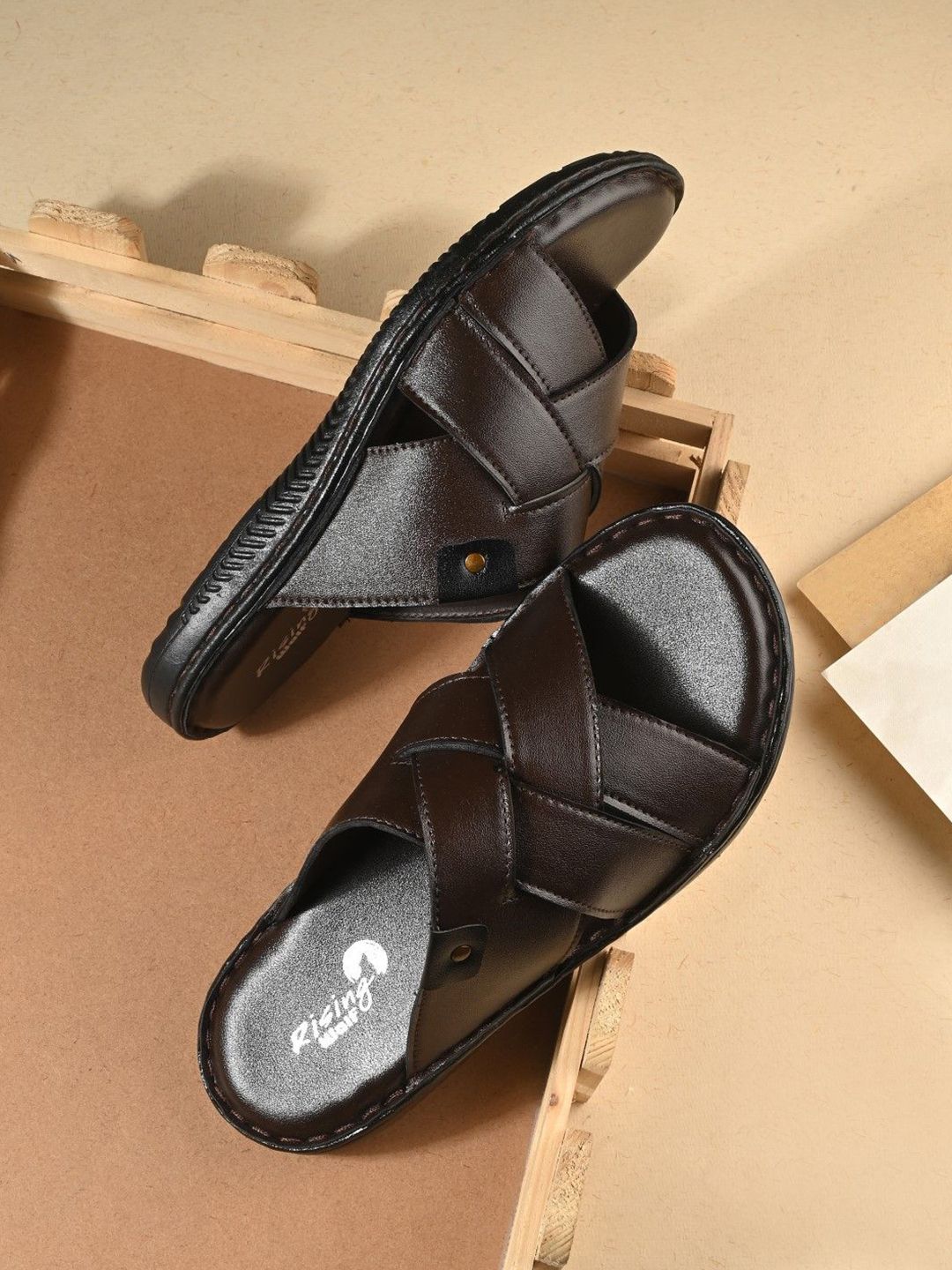 Rising Wolf Men Slip-On Comfort Sandals