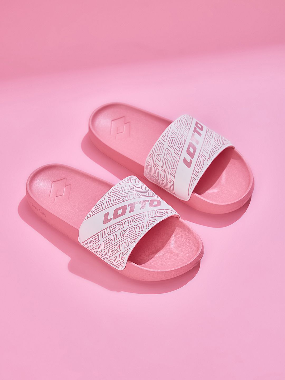 Lotto Women Midway GFX Pink Slides