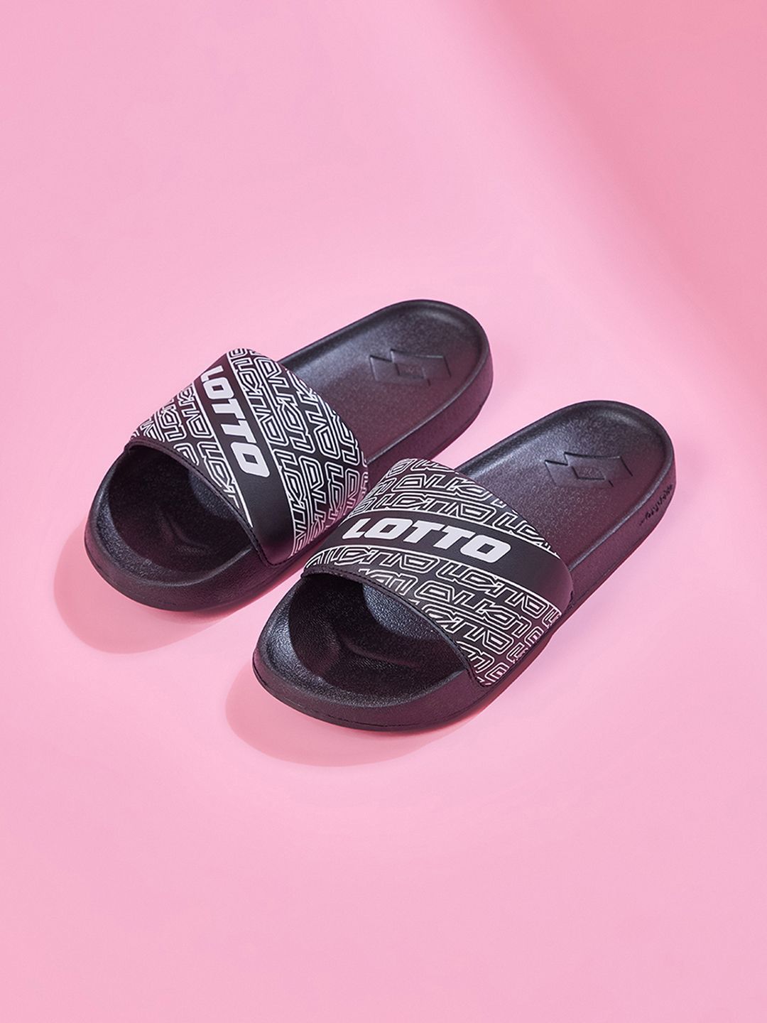 Lotto Women Midway GFX Black Slides
