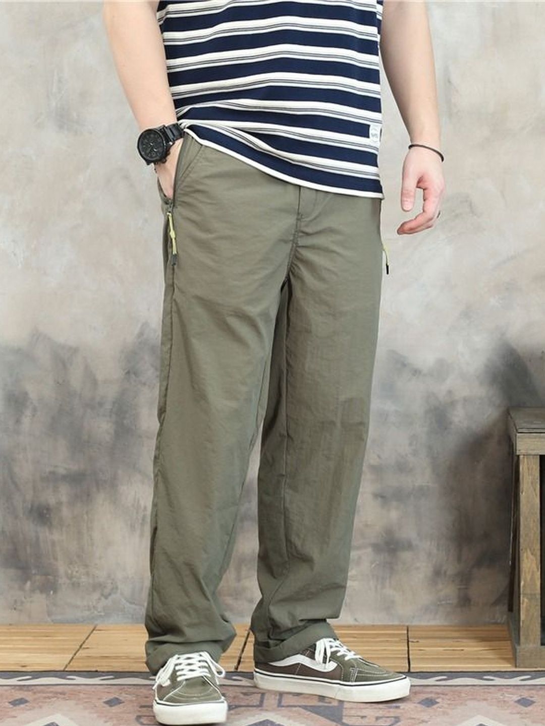 StyleCast x Revolte Men Easy Wash Trousers