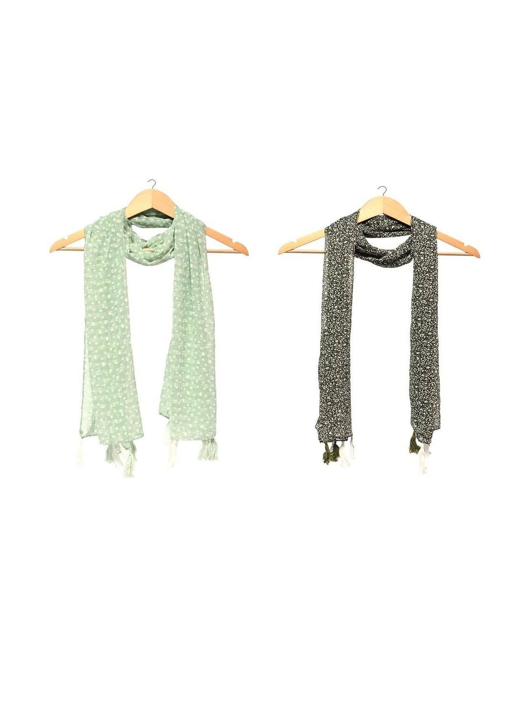 StoleVilla Women Pack of 2 Printed Chiffon Stoles