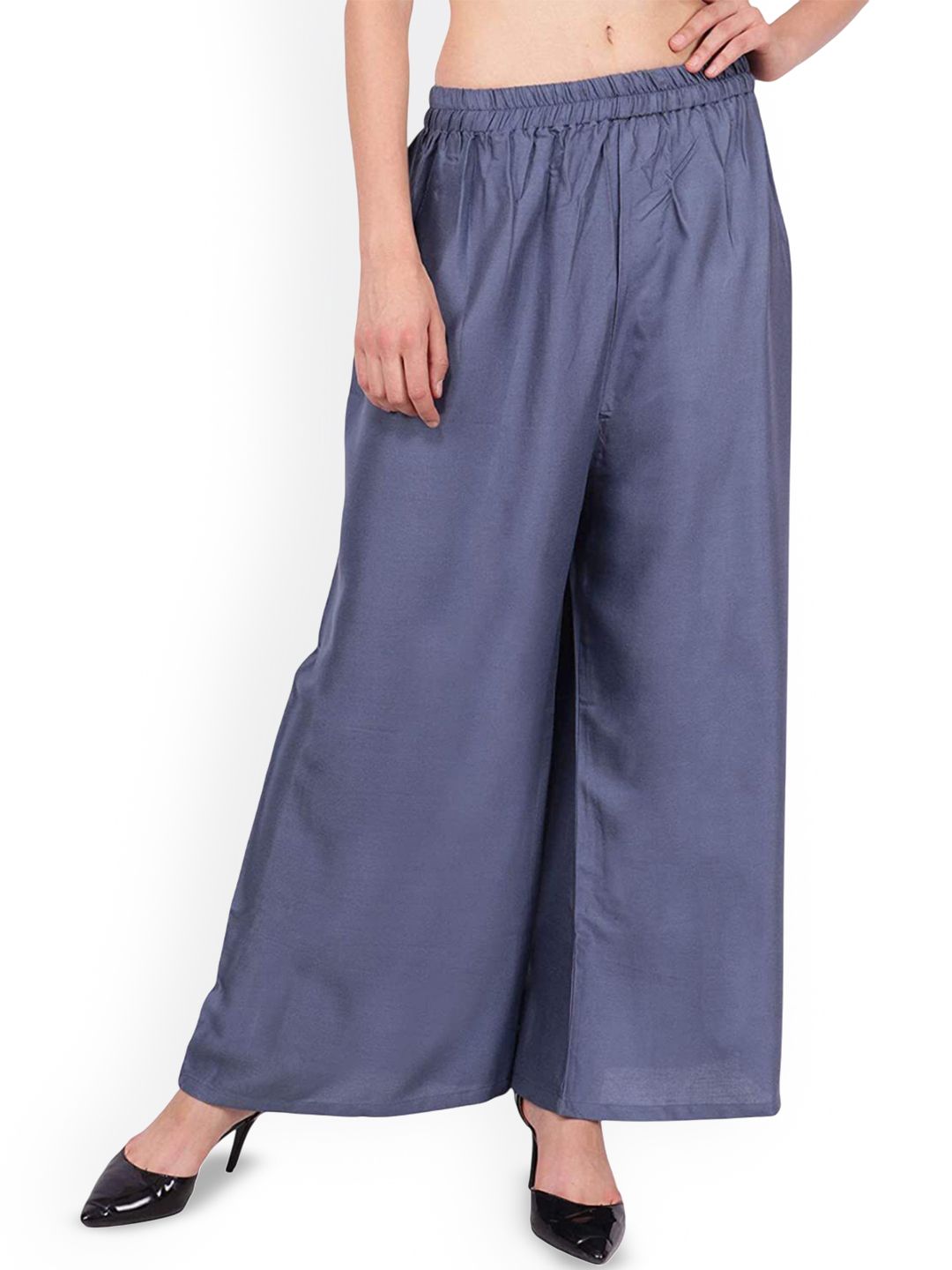 MIXFIT Women High-Rise Relaxed Wide Leg Trousers
