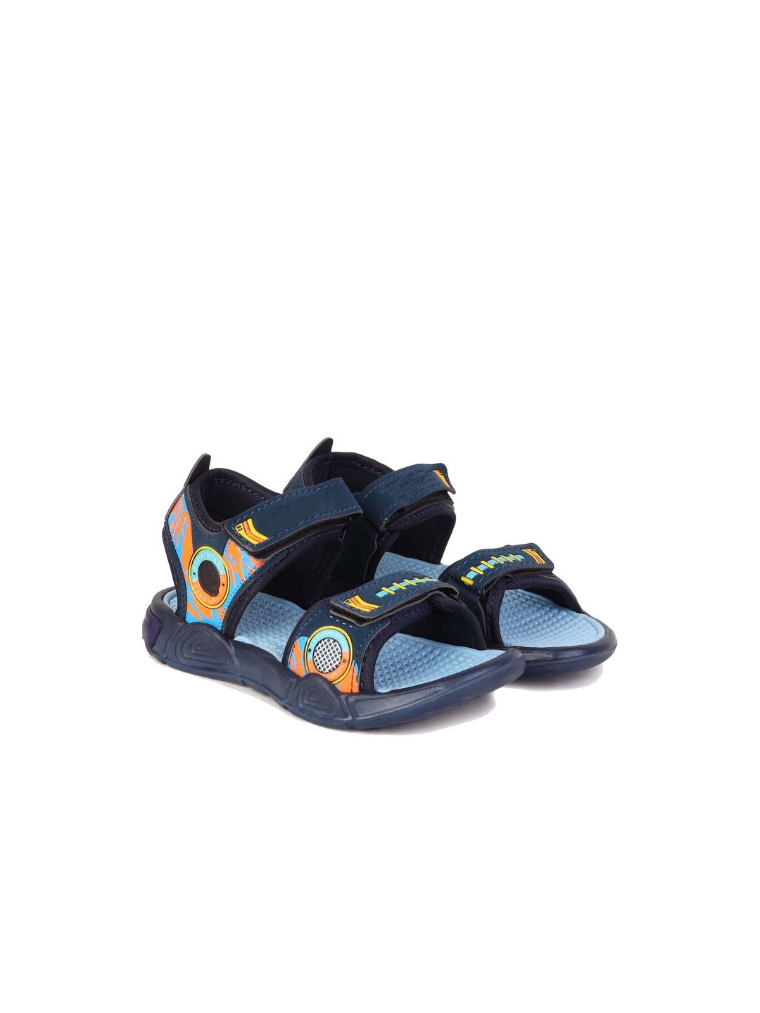 PENNEN Boys Blue Synthetic Slip-On Comfort Sandals