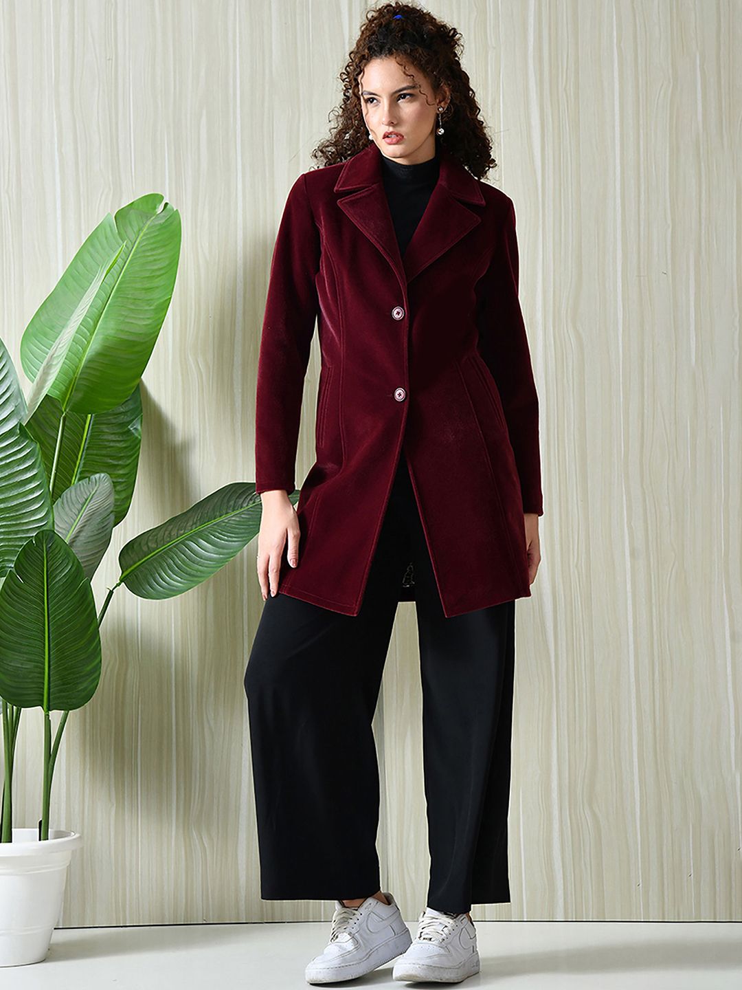 TBOJ Woollen Lightweight Longline Outdoor Overcoat