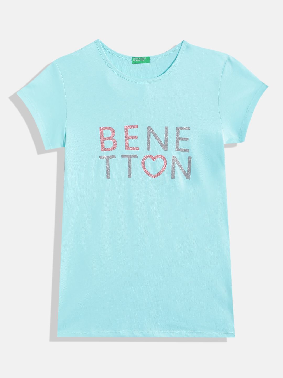 Girls Typography Printed Pure Cotton T-Shirt