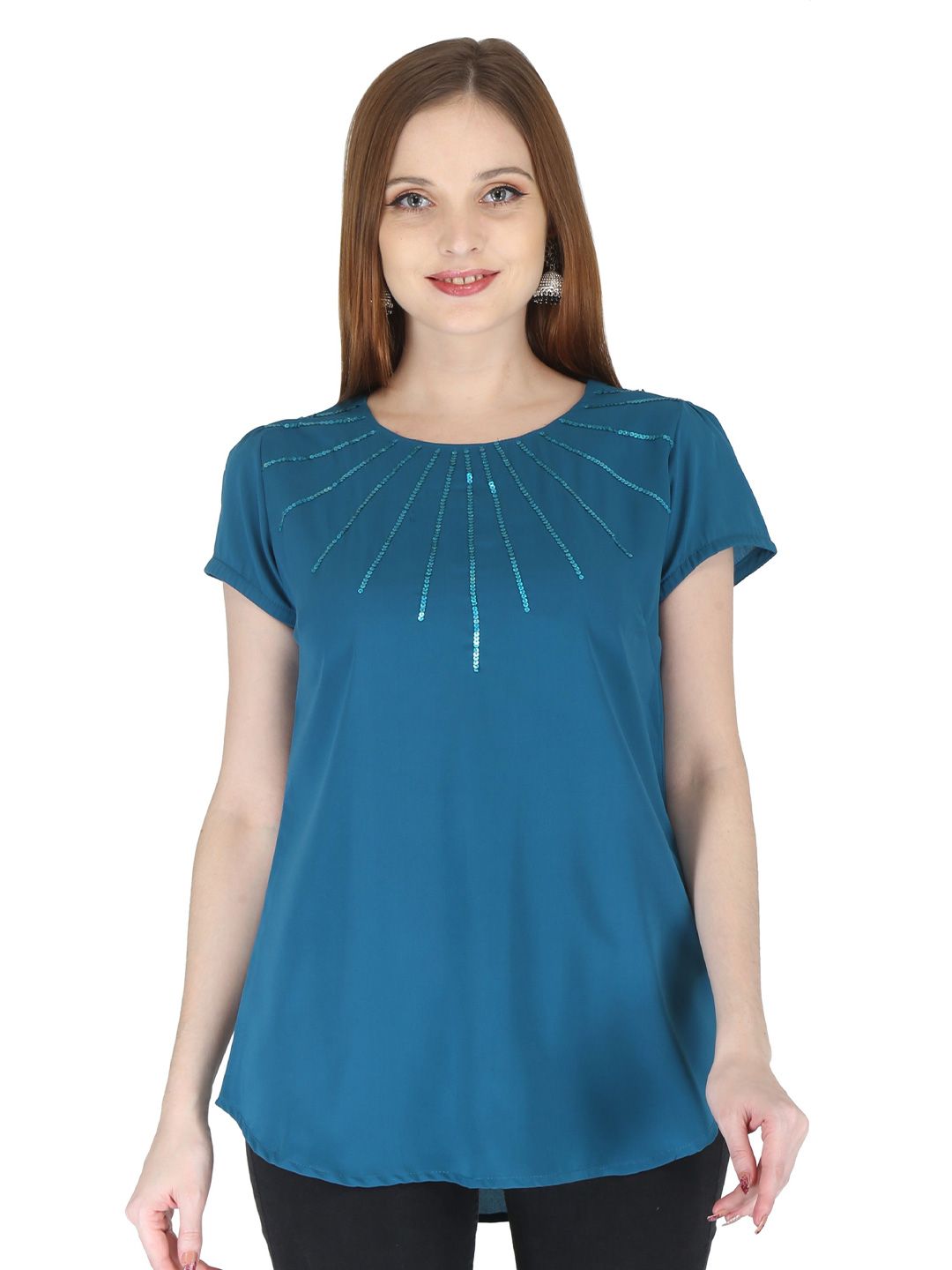 G0-4 IT Embellished Georgette Top