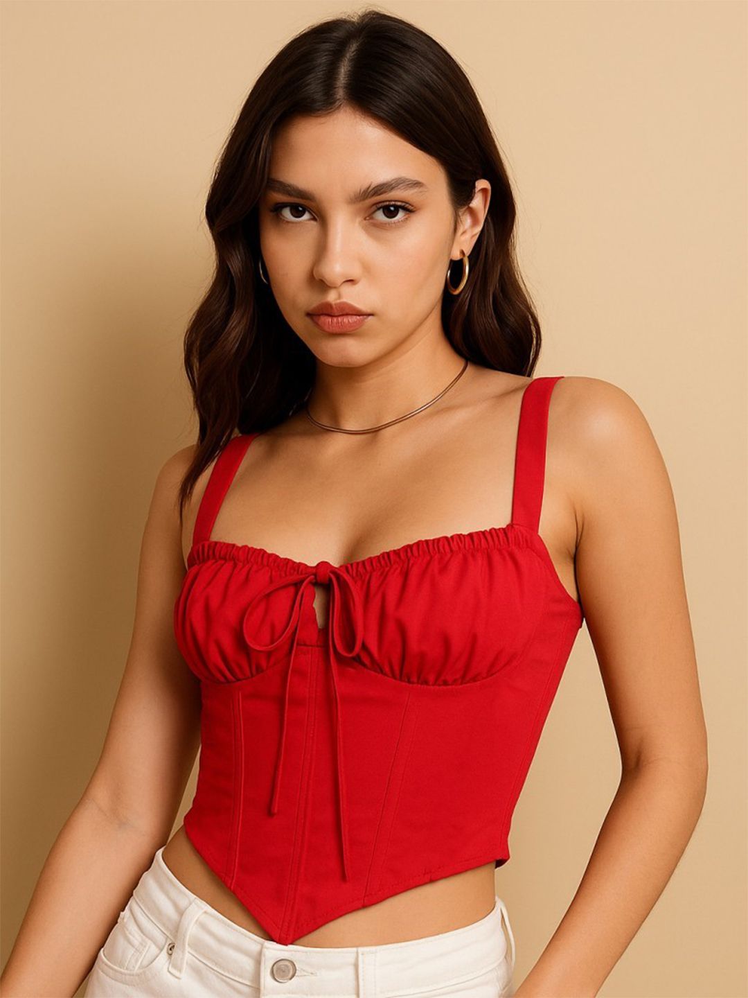 ELYRAA Cotton Crop Top