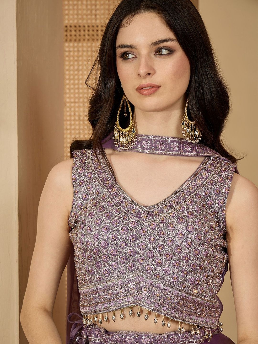 Embroidered Ready to Wear Lehenga & Blouse With Dupatta 3