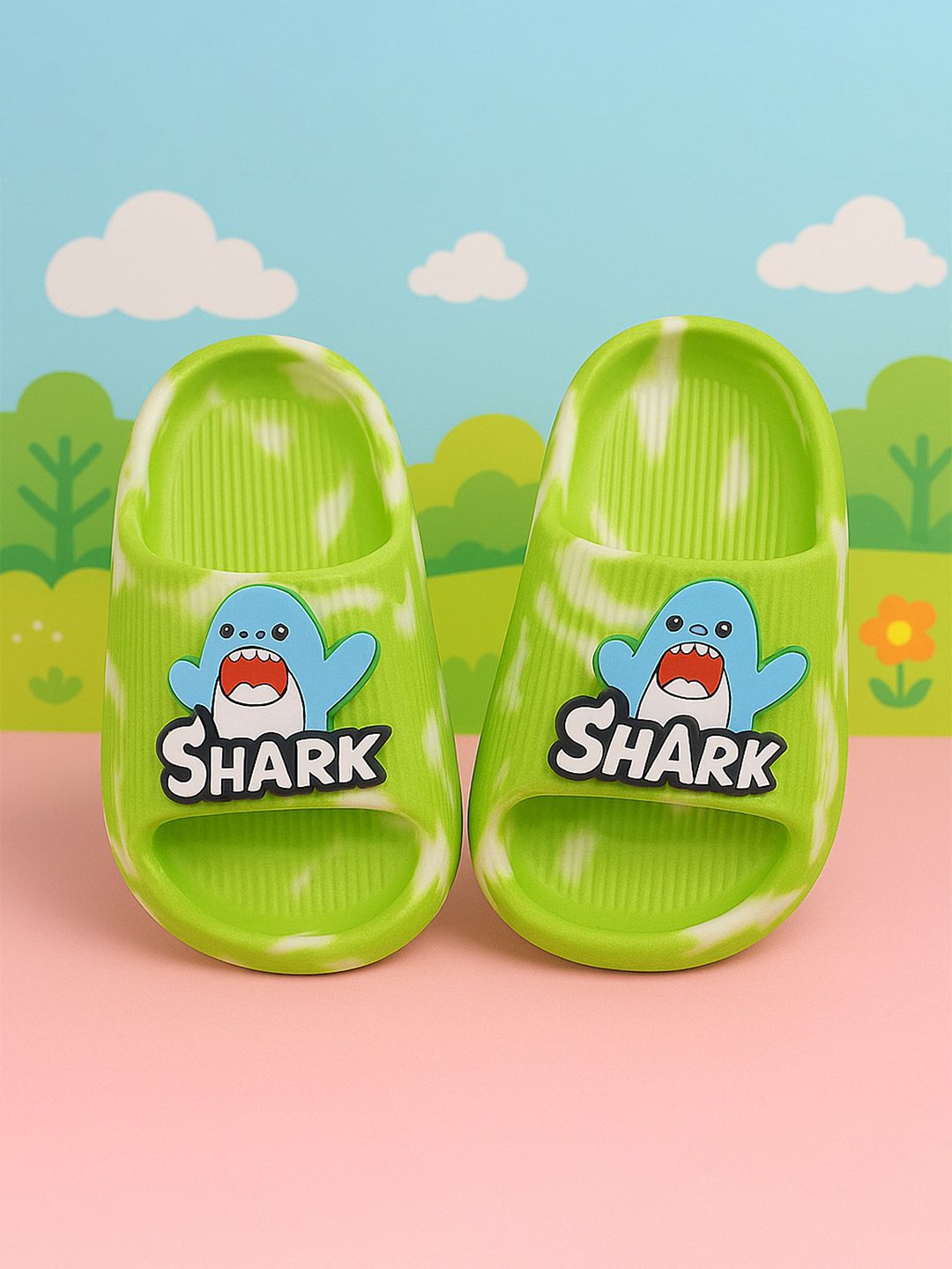 Smartots Shark Kids Indoor Outdoor Casual Eva Parrot Shark Sliders