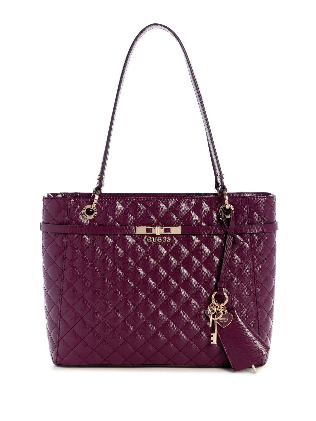 Buy GUESS Noel Quilted Medium Shopper Tote Bag -  - Accessories for Women