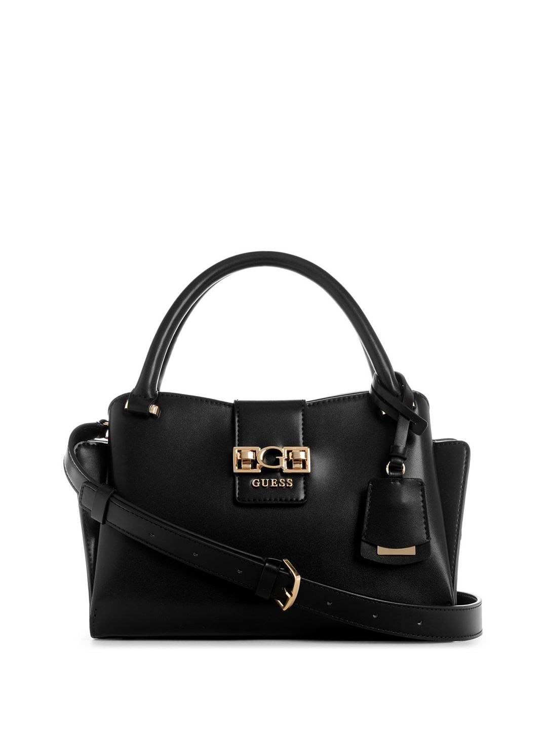 Buy GUESS Jane Solid Buckle Detail Medium Structured Handheld Bag -  - Accessories for Women