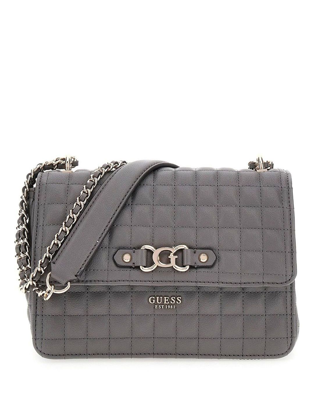 GUESS Women Textured Structured Quilted Shoulder Bag