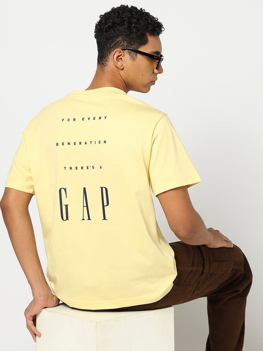 GAP Typography Printed Pure Cotton T-shirt
