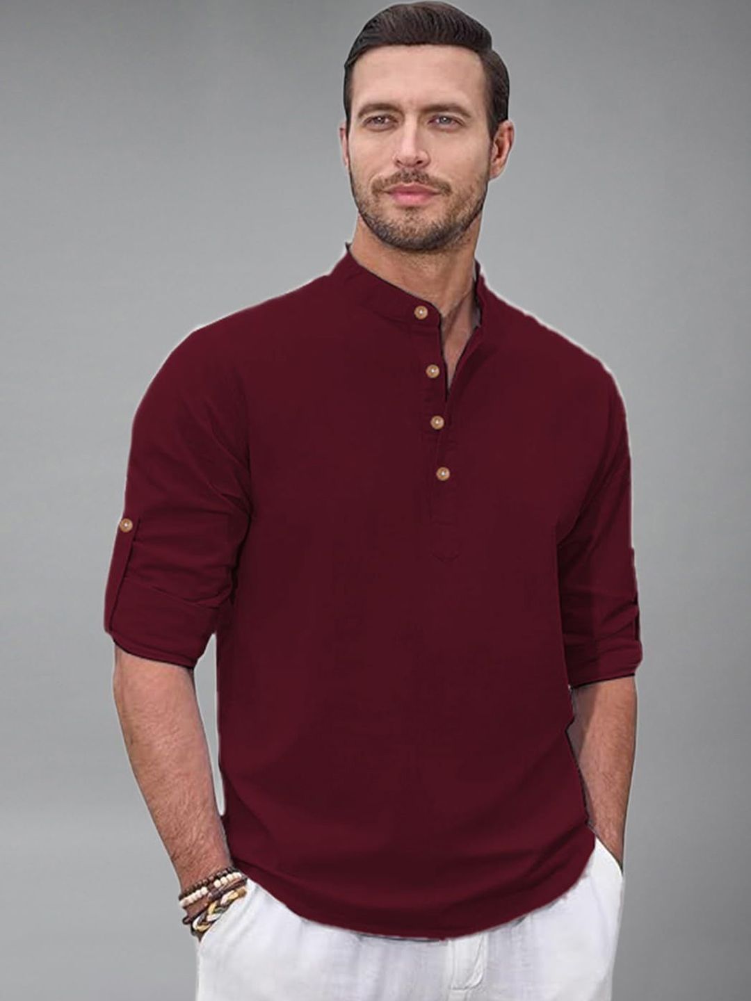 Vida Loca Men Mandarin Collar Kurta