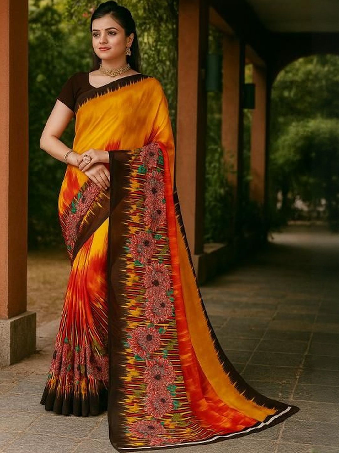 Moda Rapido Pure Georgette Saree