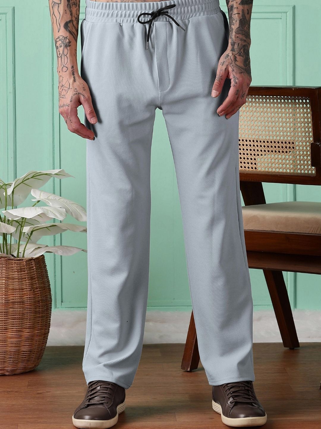Urban Buccachi Men Mid-RiseTrackPants