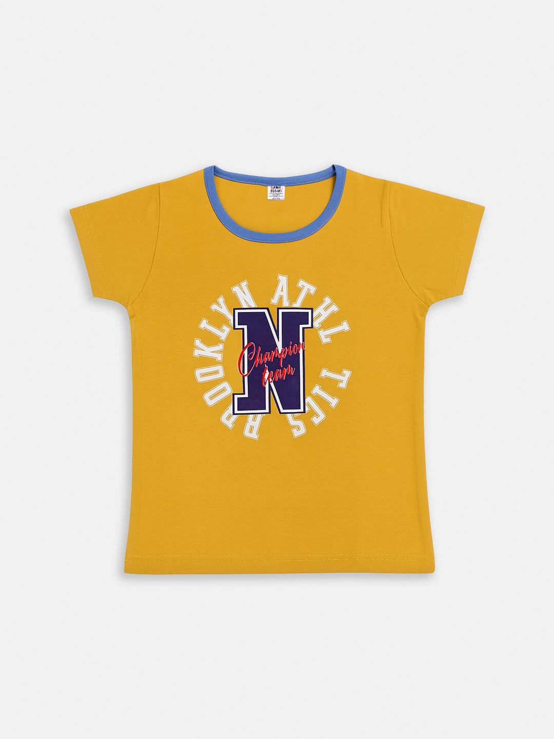 Here&Now X Game Begins Girls Typography Printed T-shirt