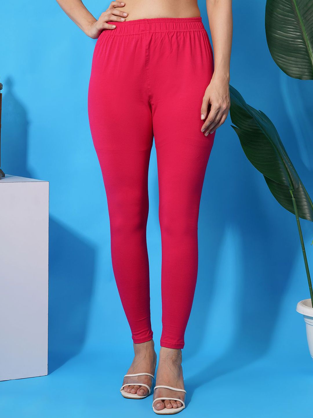 LEGITLOOKS Women Mid-Rise Ankle-Length Leggings