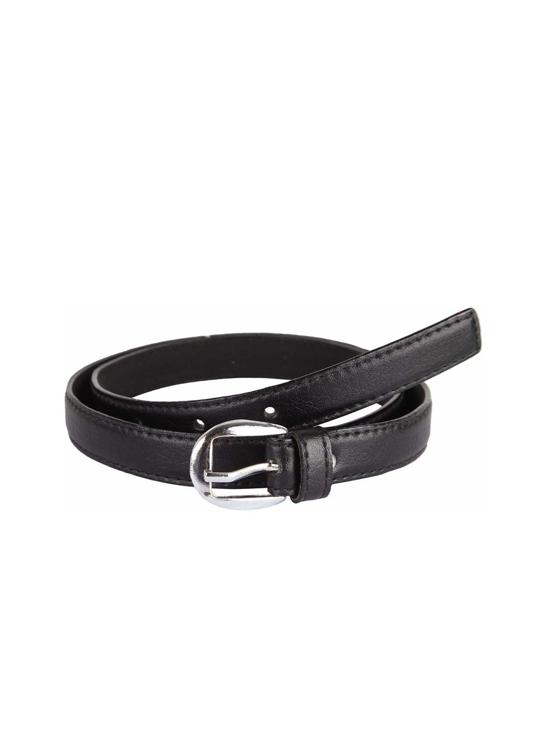 SHOPGLOBAL Men Leather Slim Belt